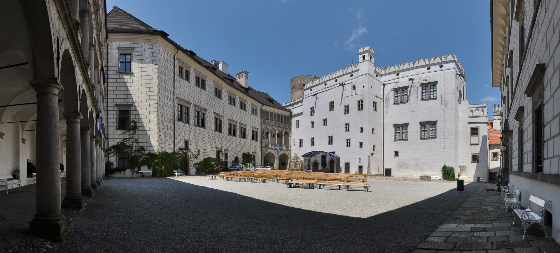 Jindřichův Hradec - zámek a hrad